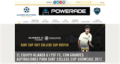 Desktop Screenshot of alianzadefutbol.org